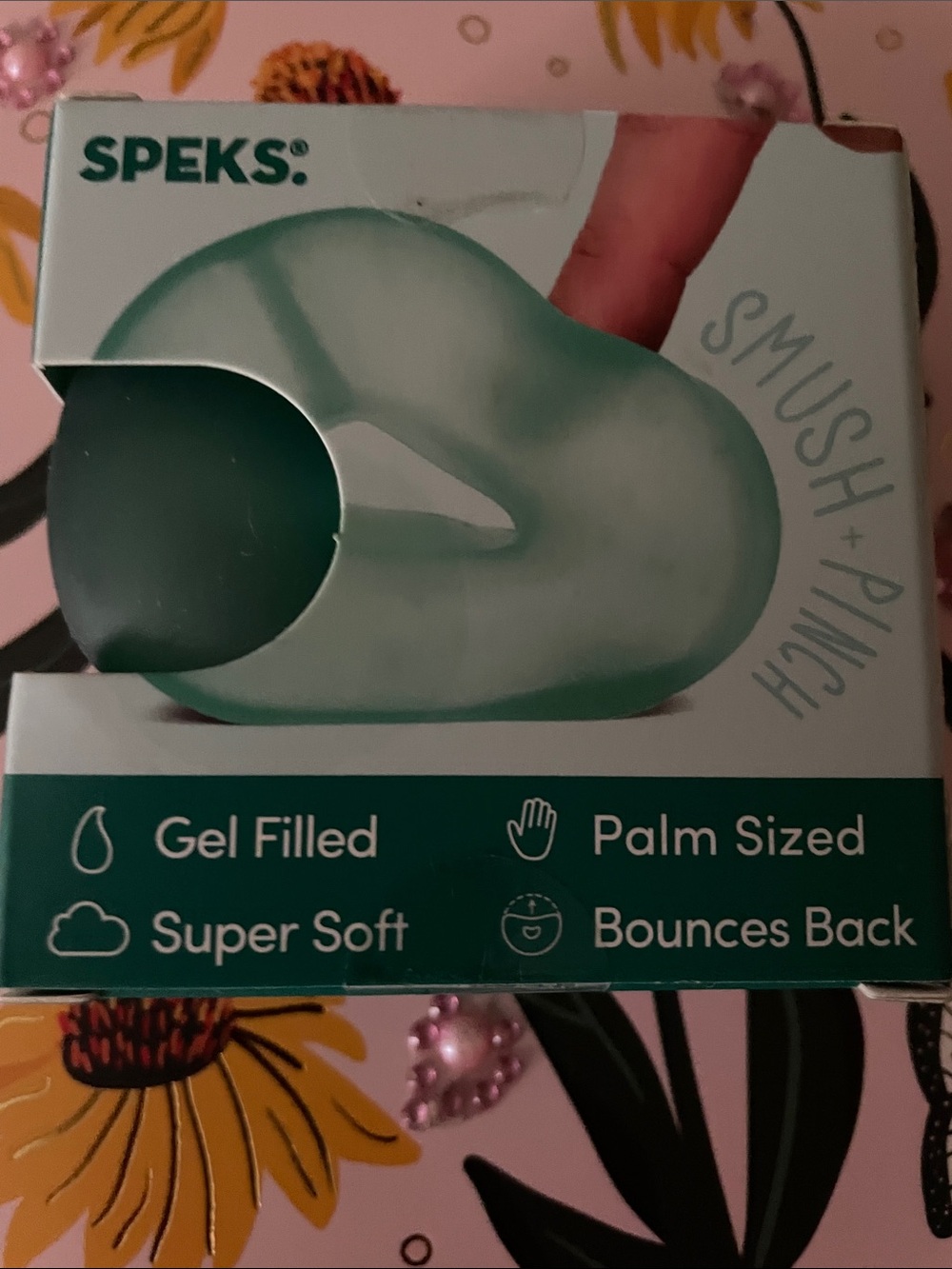 SPEKS Gel-Filled Palm-Sized Stress Ball - Mint Green